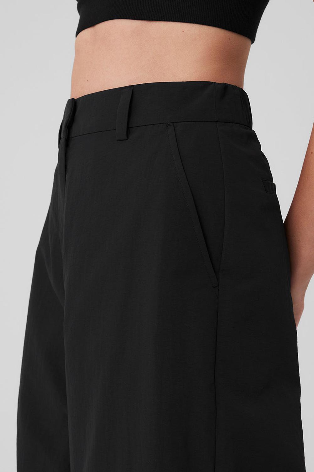 Black Women Alo Yoga High-Waist Street Smart Pant | Australia  68217-ILGQ
