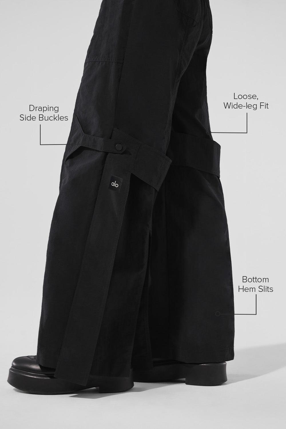 Black Women Alo Yoga High-Waist Voyager Pant | Australia  83129-GRFL