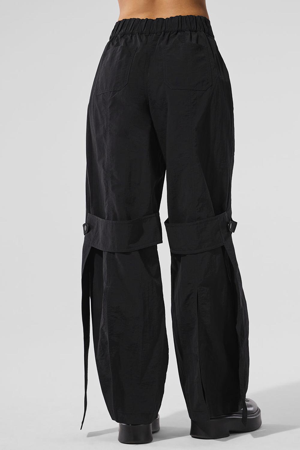 Black Women Alo Yoga High-Waist Voyager Pant | Australia  83129-GRFL