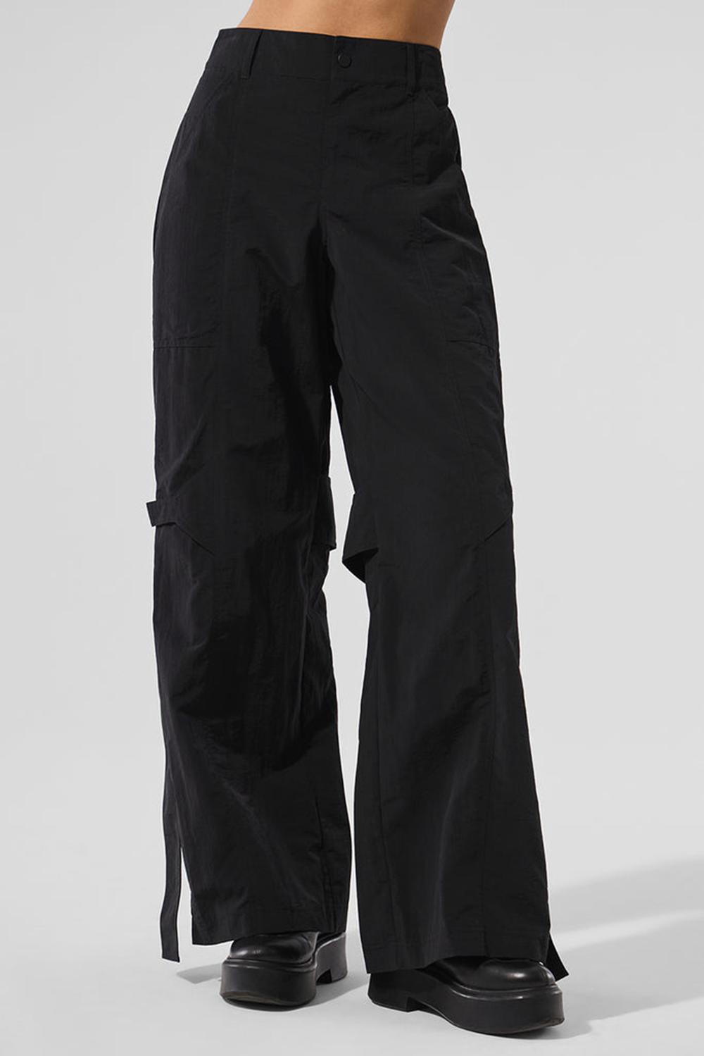 Black Women Alo Yoga High-Waist Voyager Pant | Australia  83129-GRFL