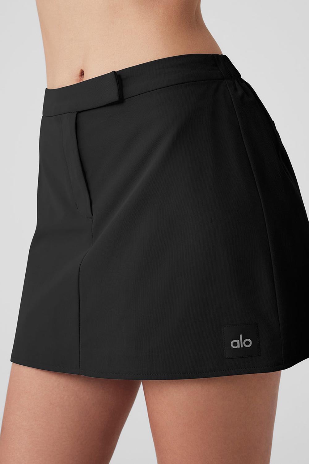 Black Women Alo Yoga High Speed Mini Skirt | Australia  28394-HUSE