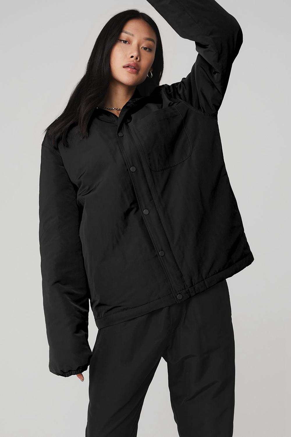 Black Women Alo Yoga Legend Jacket | Australia  86743-AXNY