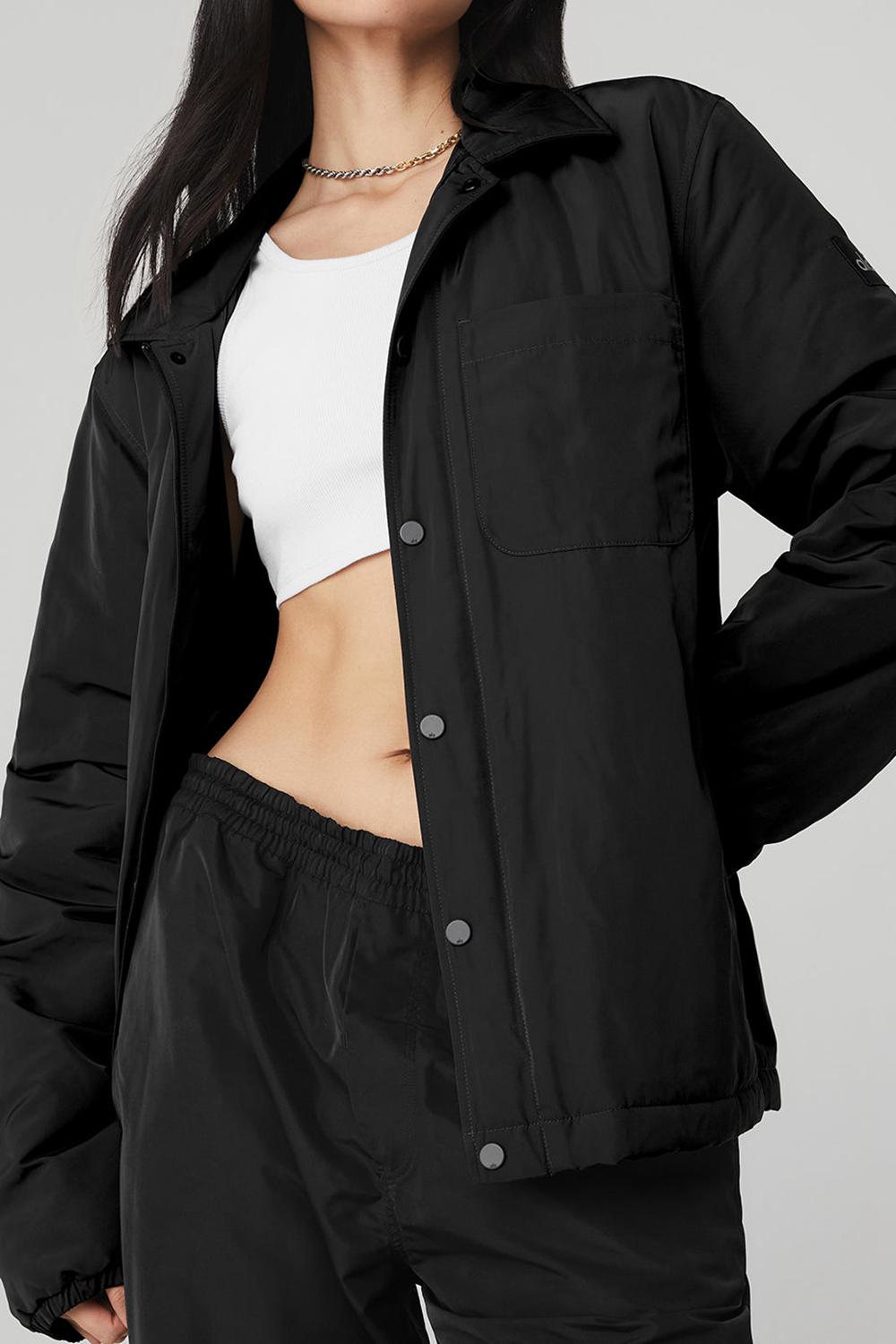 Black Women Alo Yoga Legend Jacket | Australia  86743-AXNY