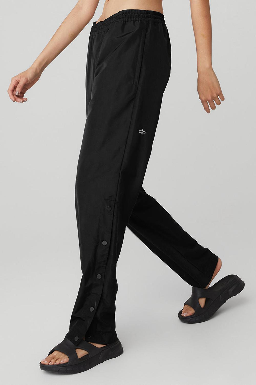 Black Women Alo Yoga Legend Snap Pant | Australia  43768-OBDY