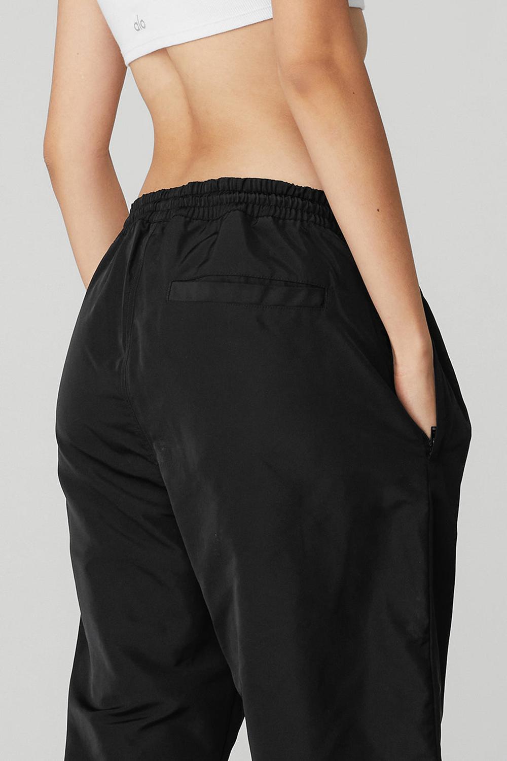 Black Women Alo Yoga Legend Snap Pant | Australia  43768-OBDY