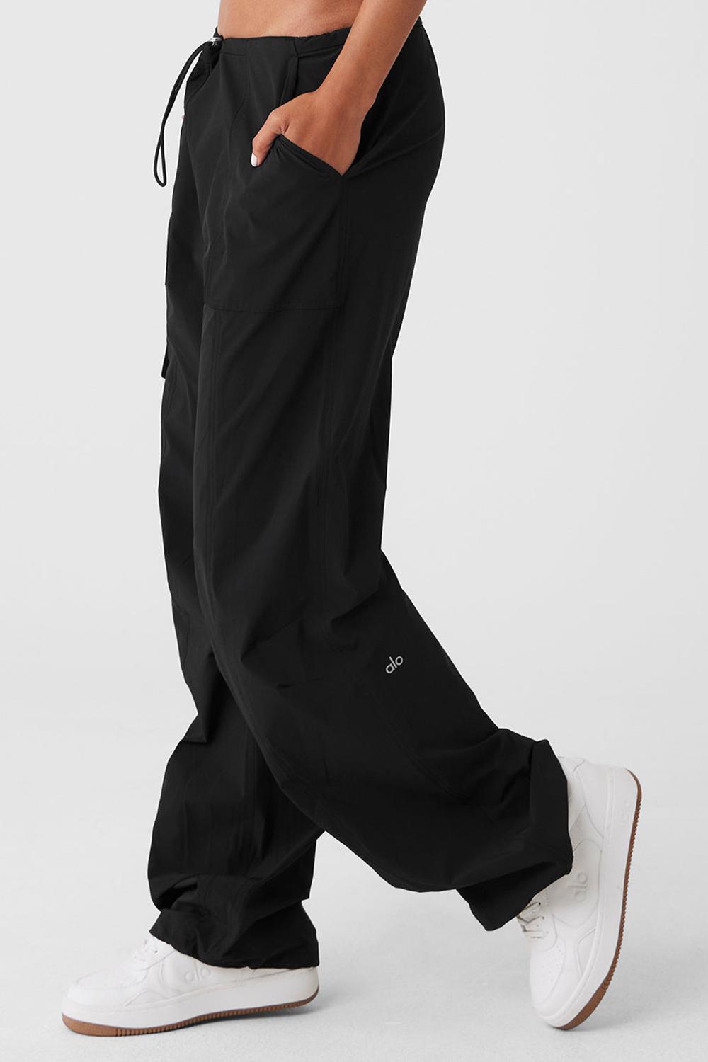 Black Women Alo Yoga Megastar Cargo Pant | Australia  58047-WSPG