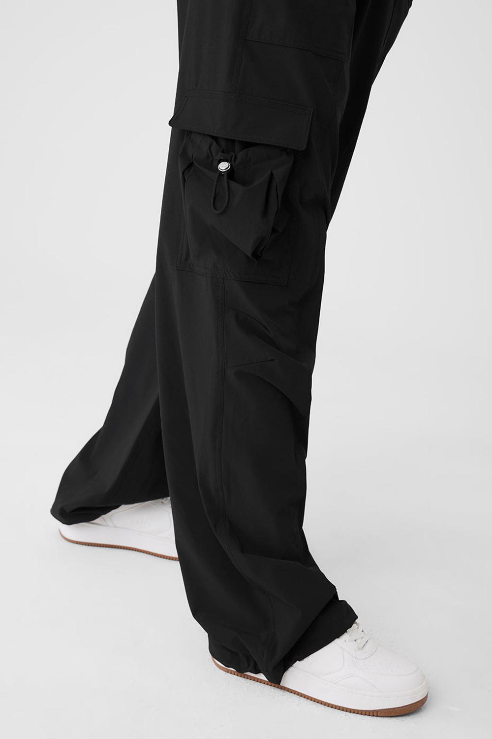Black Women Alo Yoga Megastar Cargo Pant | Australia  58047-WSPG