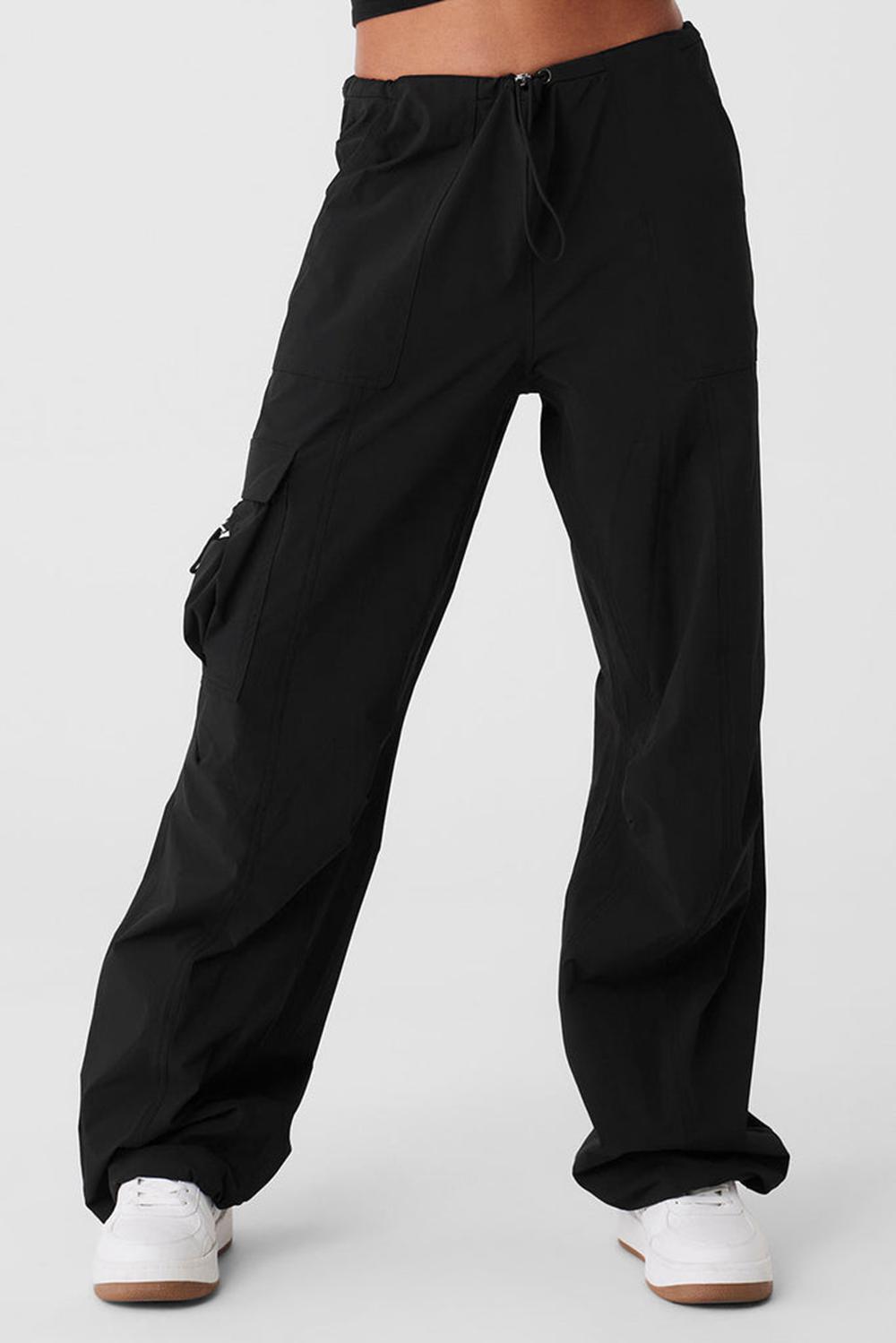 Black Women Alo Yoga Megastar Cargo Pant | Australia  58047-WSPG