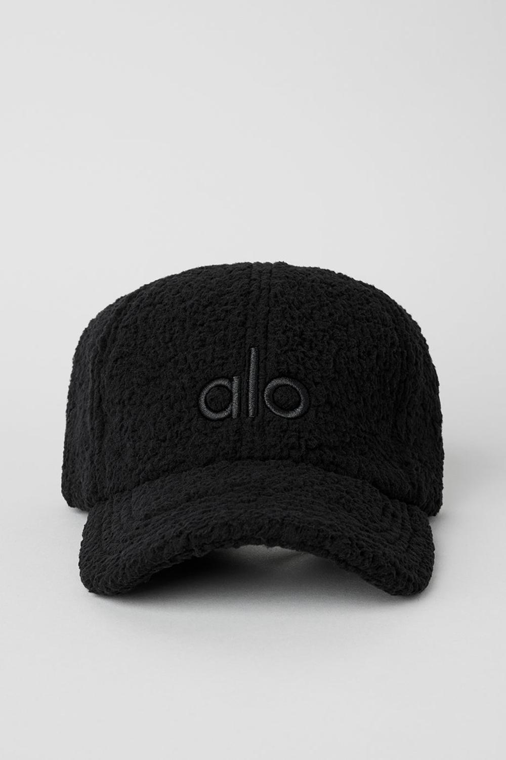 Black Women Alo Yoga Micro Sherpa Off-Duty Cap | Australia  51276-WQAS