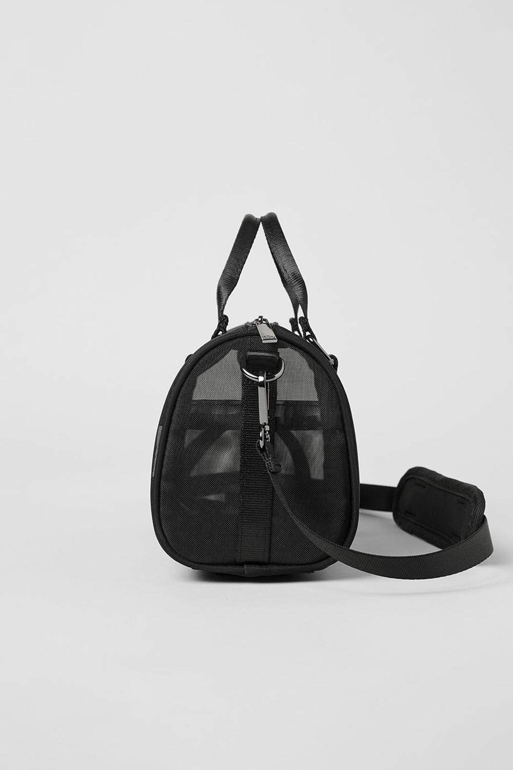 Black Women Alo Yoga Mini Sheer Duffle Bag | Australia  54092-QIZJ