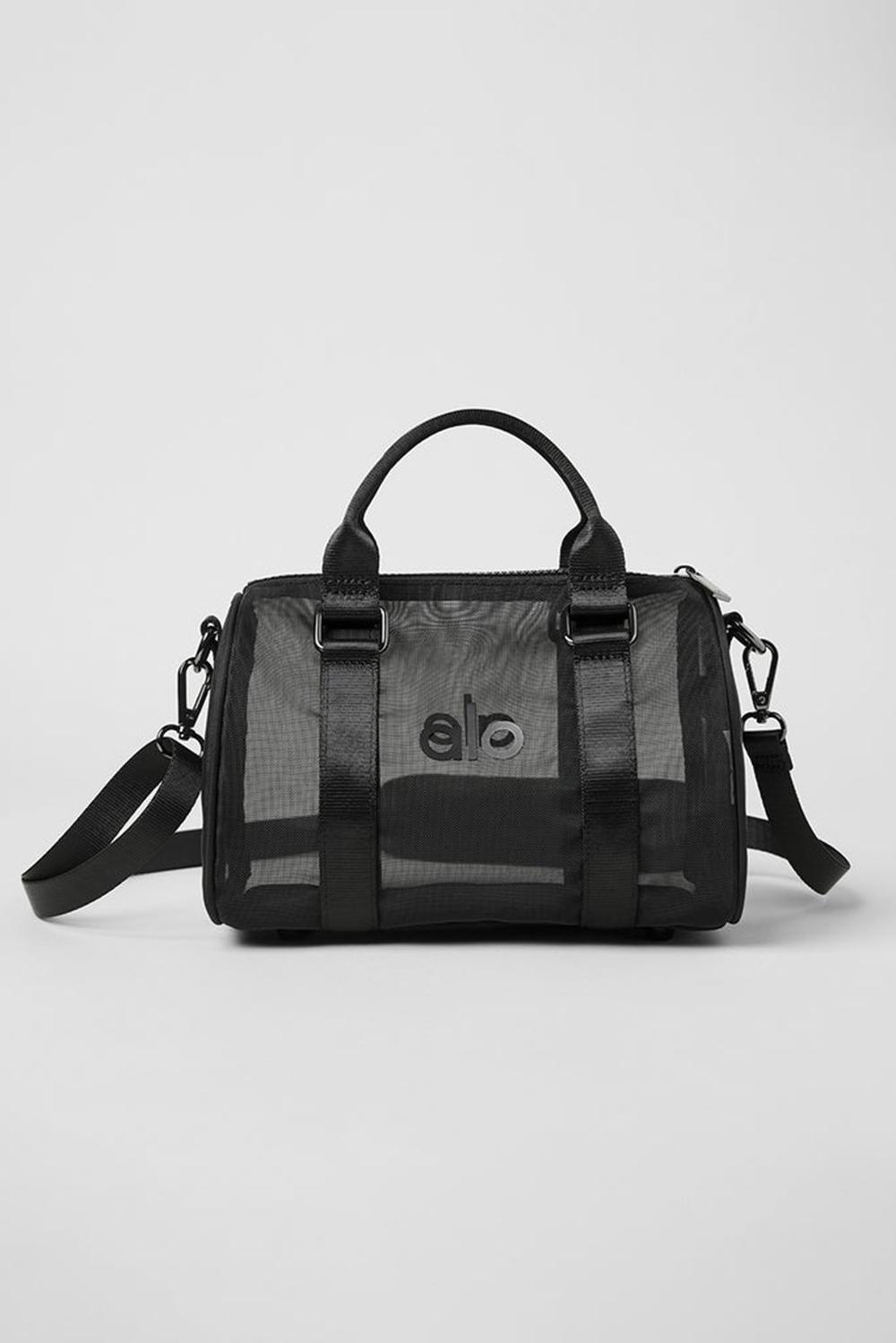 Black Women Alo Yoga Mini Sheer Duffle Bag | Australia  54092-QIZJ