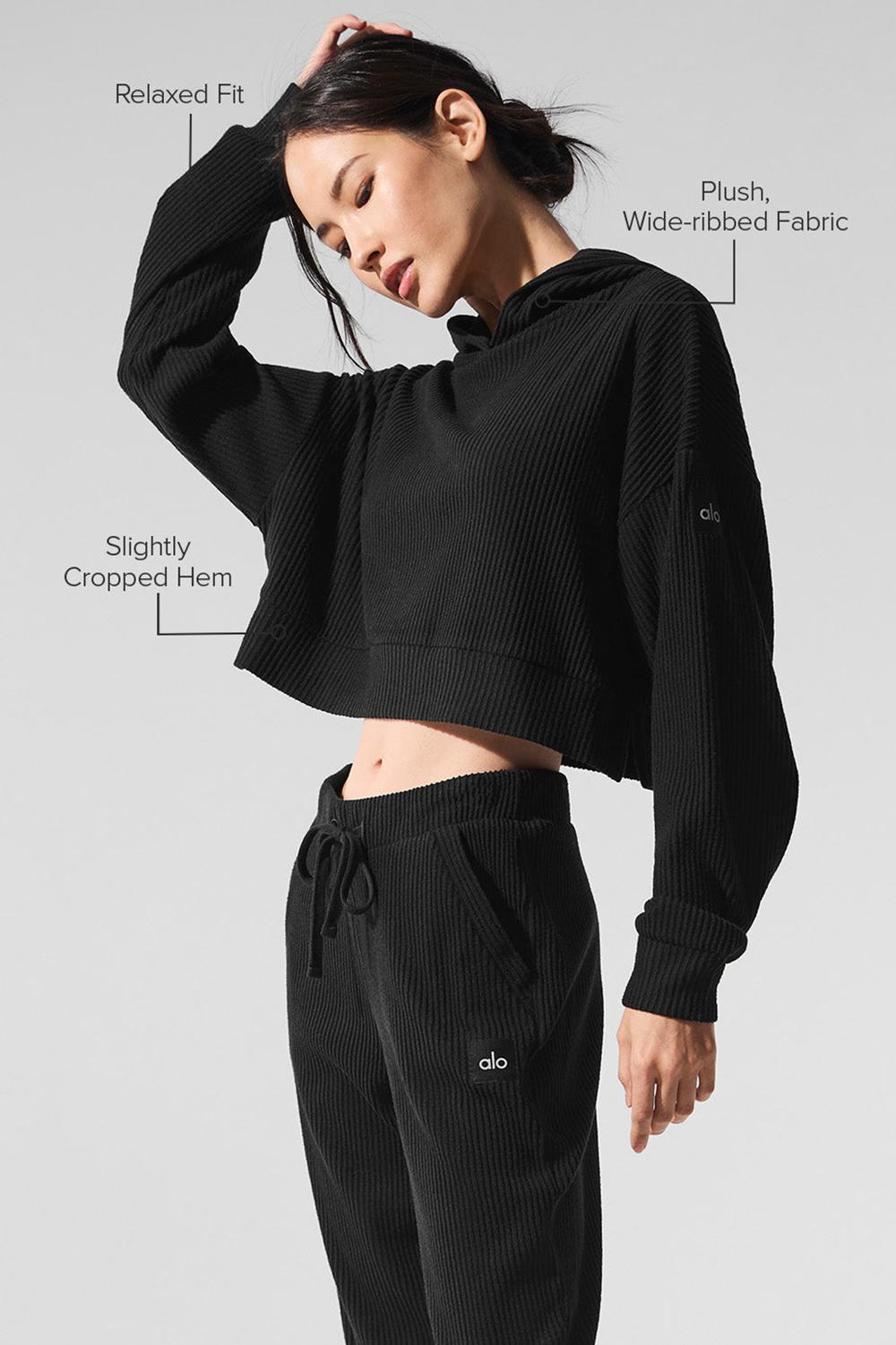 Black Women Alo Yoga Muse Hoodie | Australia  42958-PWYT