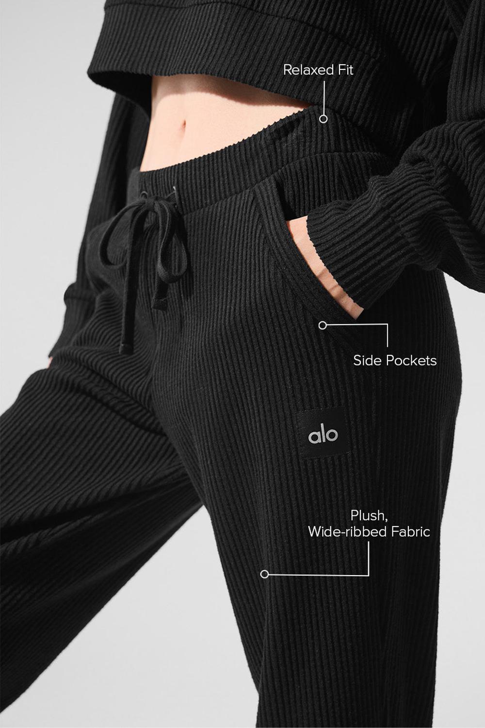 Black Women Alo Yoga Muse Sweatpant | Australia  92546-RGFH