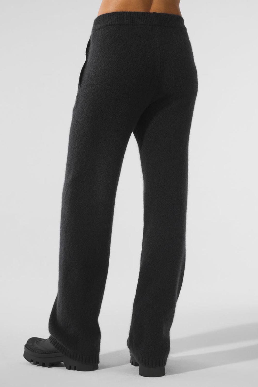 Black Women Alo Yoga New Class Cashmere Sweatpant | Australia  75201-DFQU
