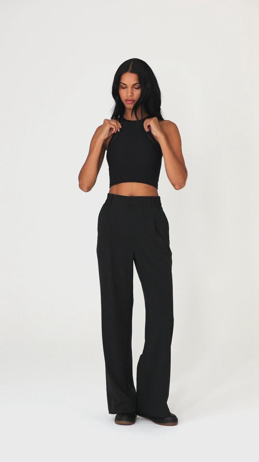 Black Women Alo Yoga Seamless Open Air Racerback Tank | Australia  58769-WFXT