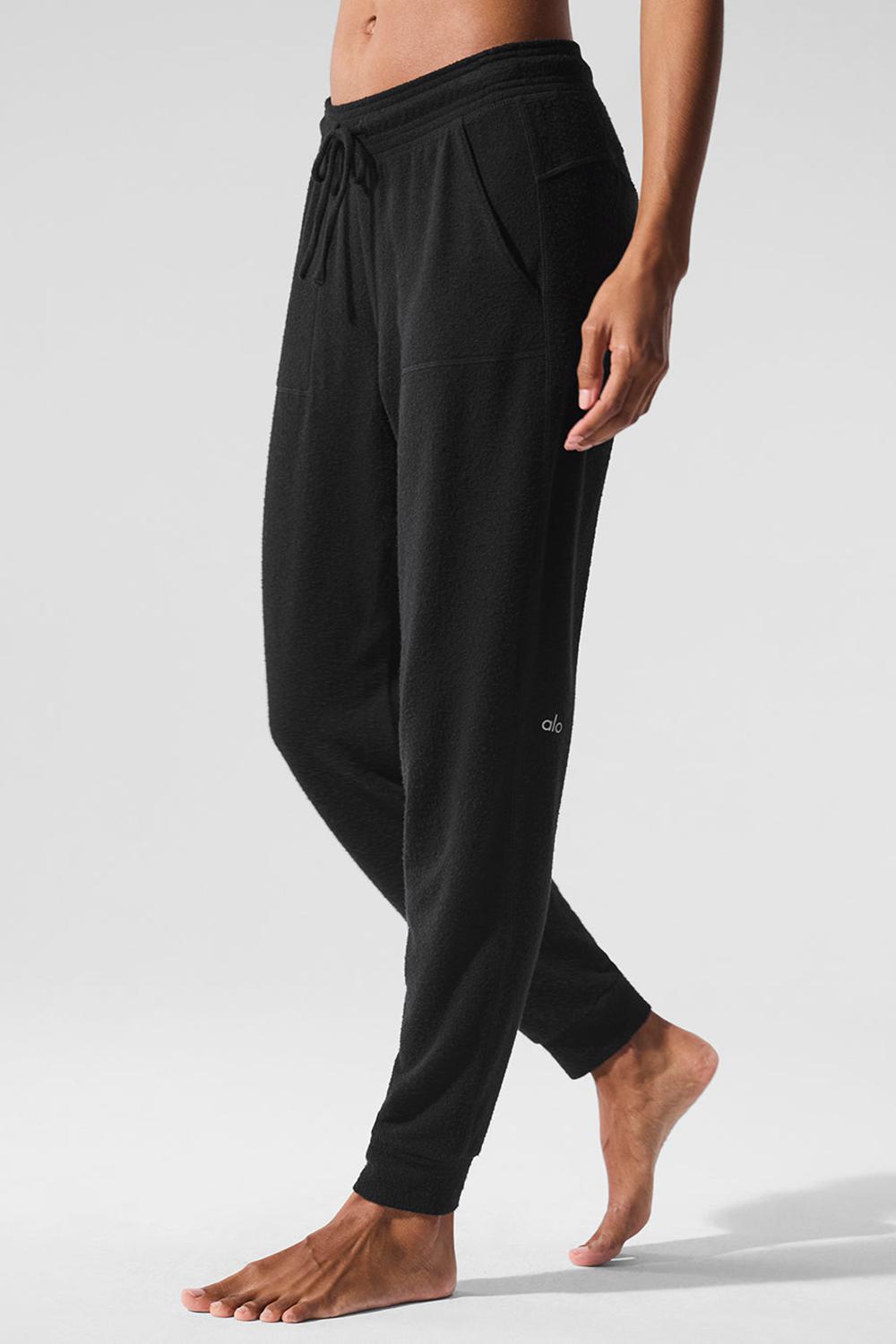 Black Women Alo Yoga Soho Sweatpant | Australia  39425-CXRP