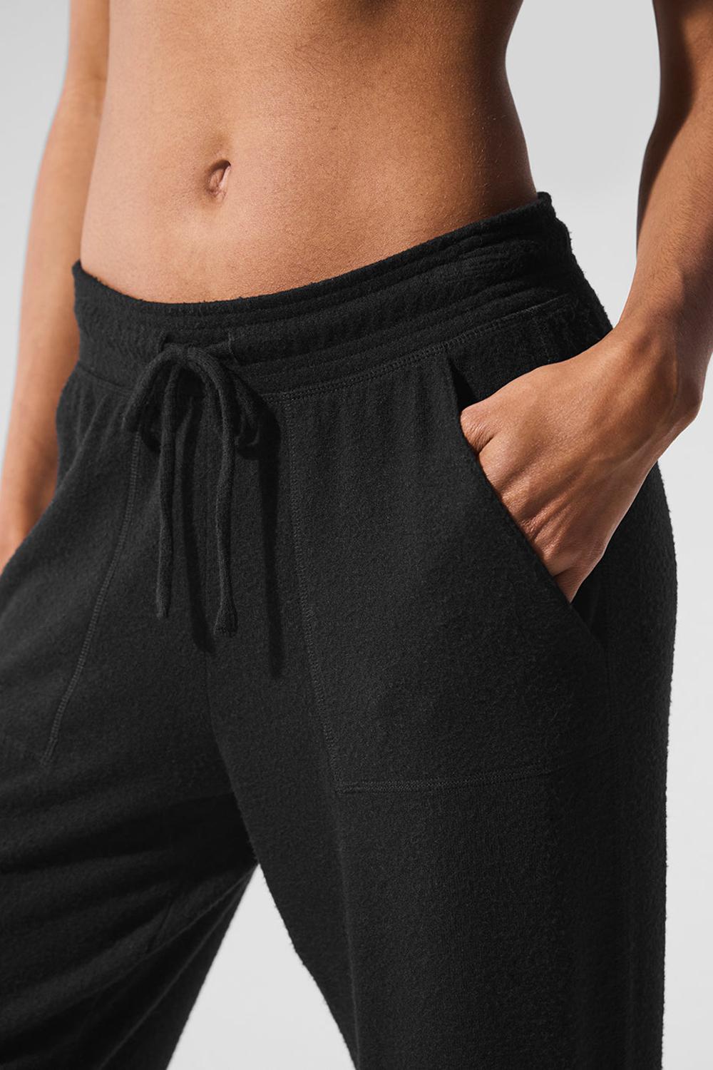 Black Women Alo Yoga Soho Sweatpant | Australia  39425-CXRP