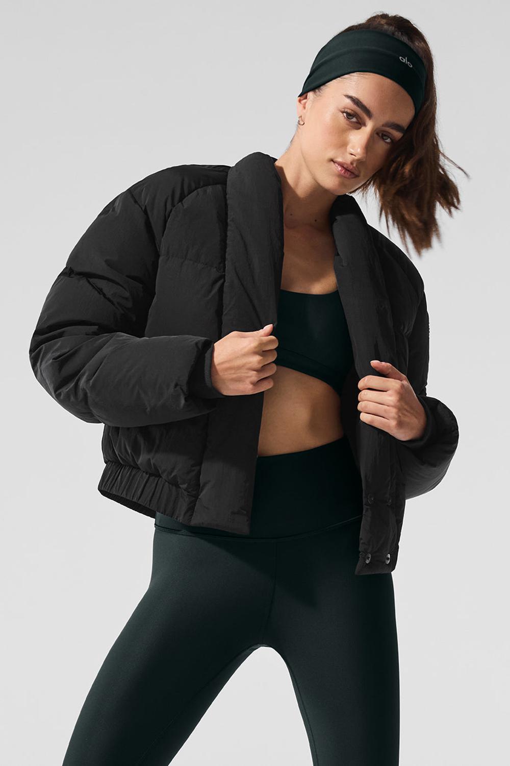 Black Women Alo Yoga Stargazing Puffer Jacket | Australia  90142-YZGE