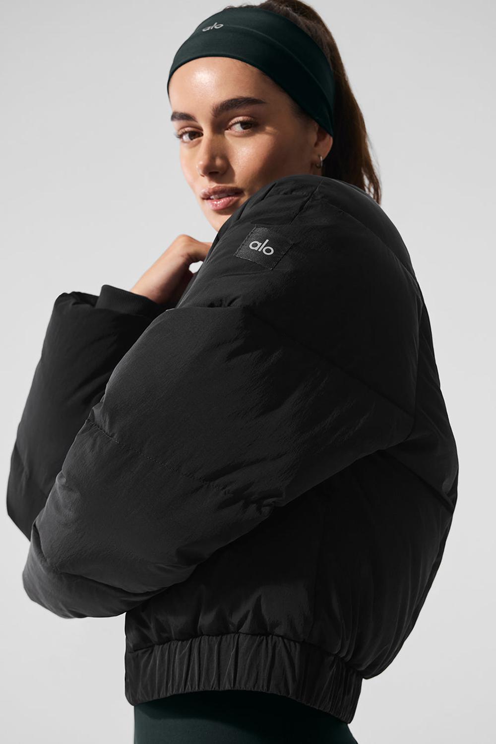 Black Women Alo Yoga Stargazing Puffer Jacket | Australia  90142-YZGE