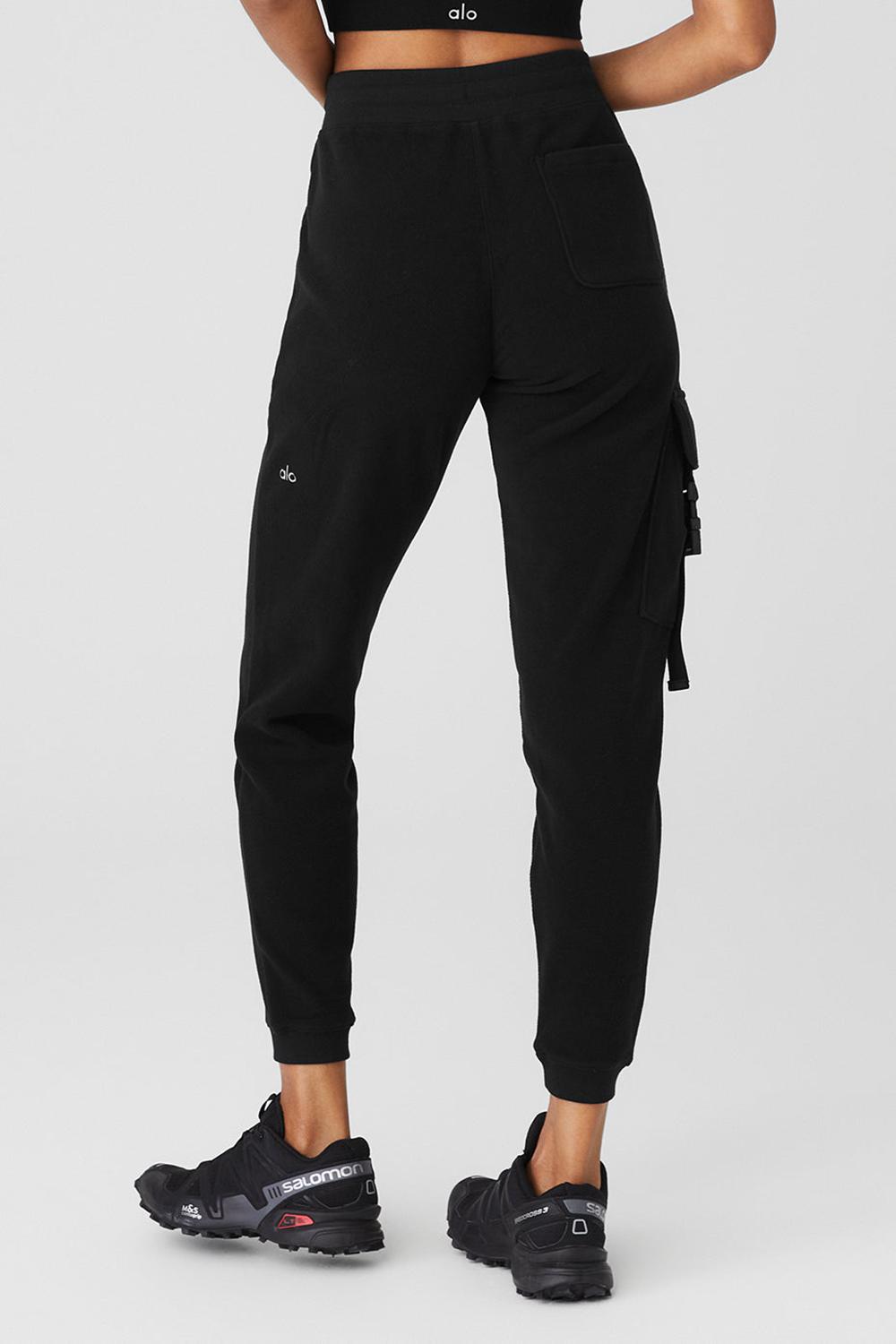 Black Women Alo Yoga Streetside Sweatpant | Australia  78205-CWZR
