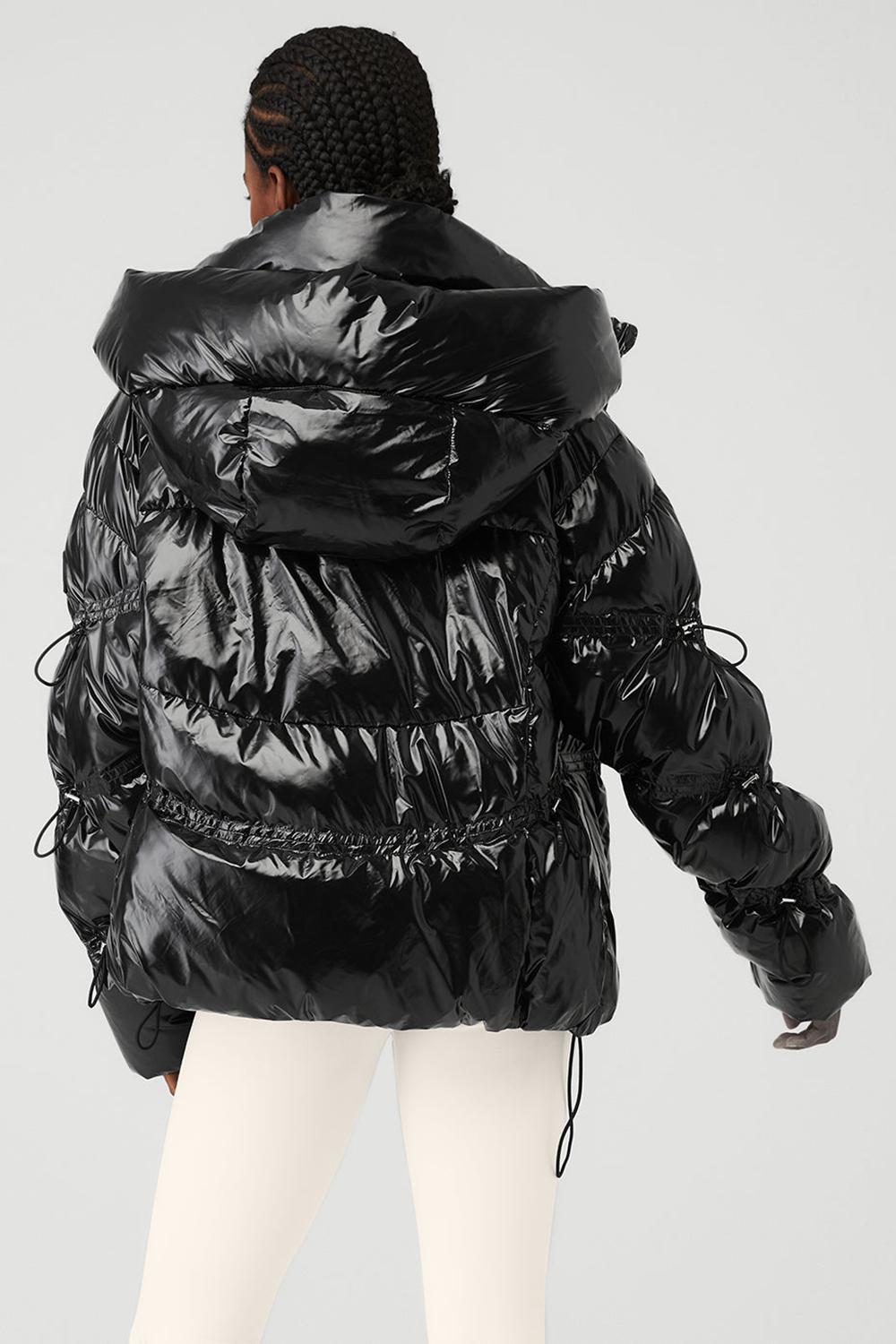 Black Women Alo Yoga Stunner Jacket | Australia  07924-LWUF