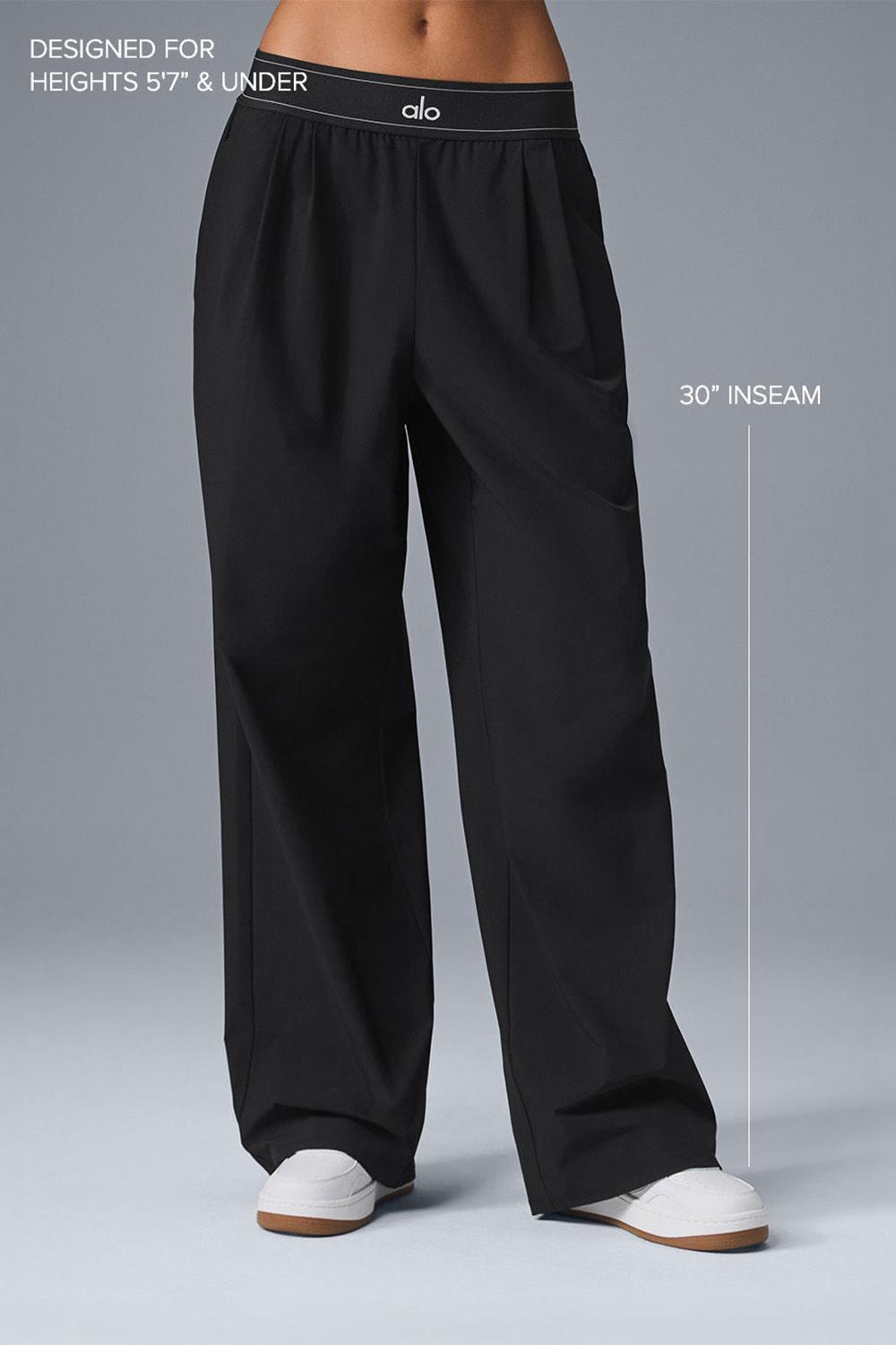 Black Women Alo Yoga Suit Up (Regular) Pant | Australia  04521-EBGU