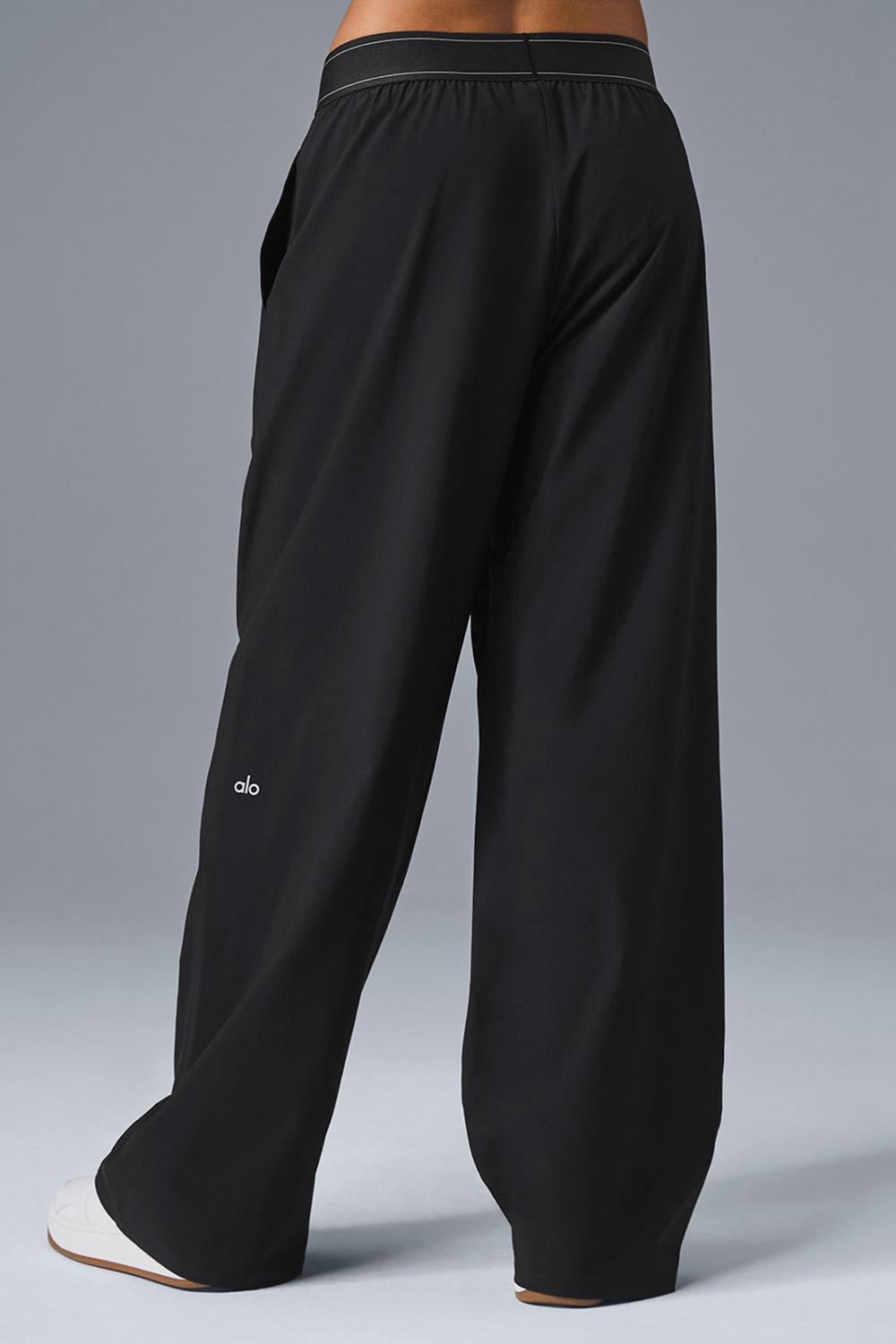 Black Women Alo Yoga Suit Up (Regular) Pant | Australia  04521-EBGU