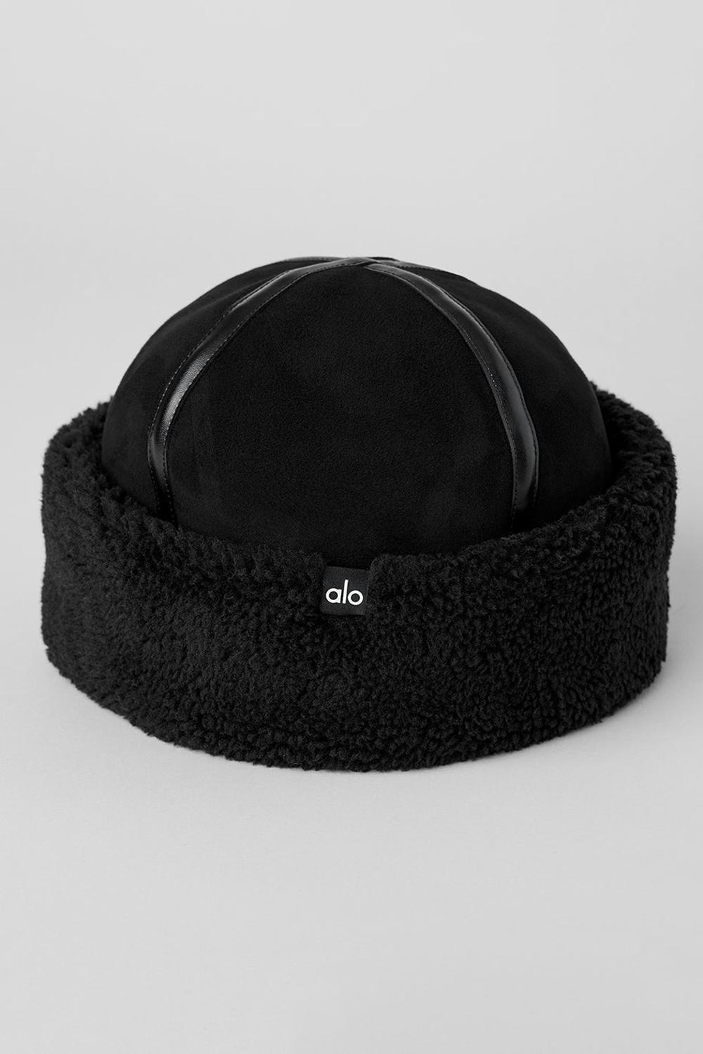 Black Women Alo Yoga Winterfun Zhivago Hat | Australia  49706-OIFA