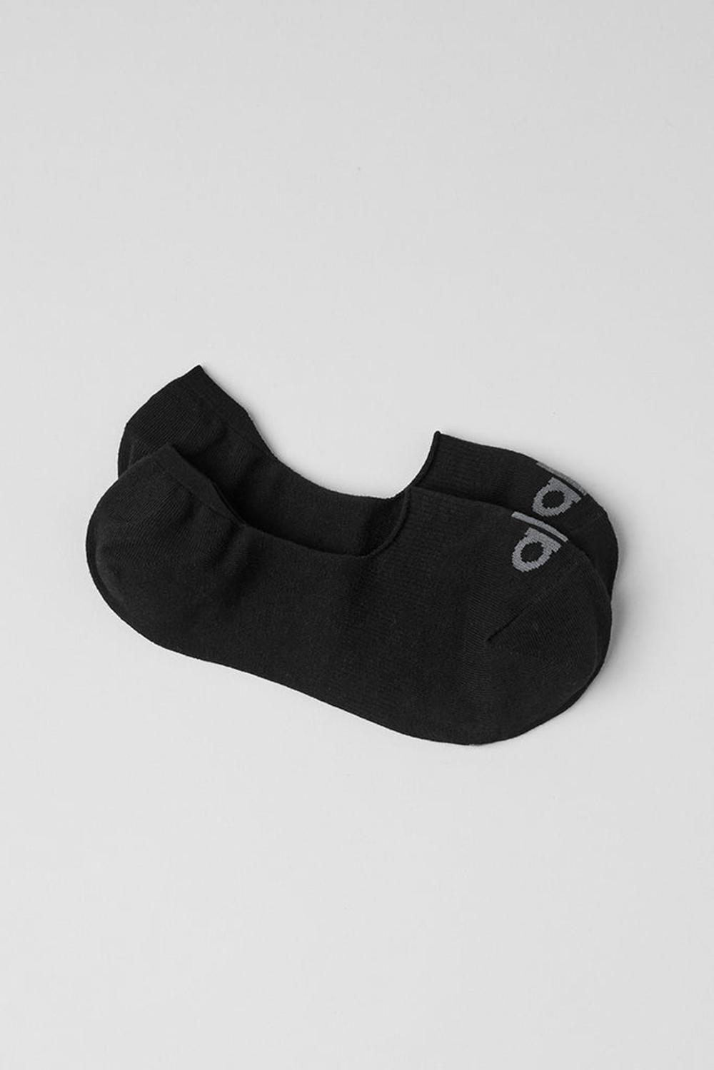 Black / Anthracite Women Alo Yoga Unisex Conceal Sock | Australia  17460-VPON
