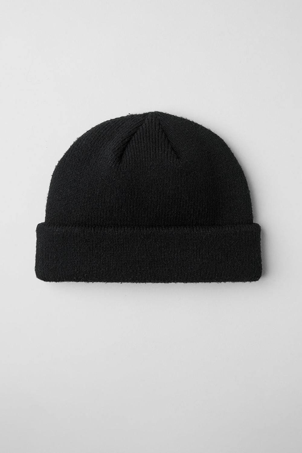 Black / Black Men Alo Yoga Notable Beanie | Australia  36014-ZPRD