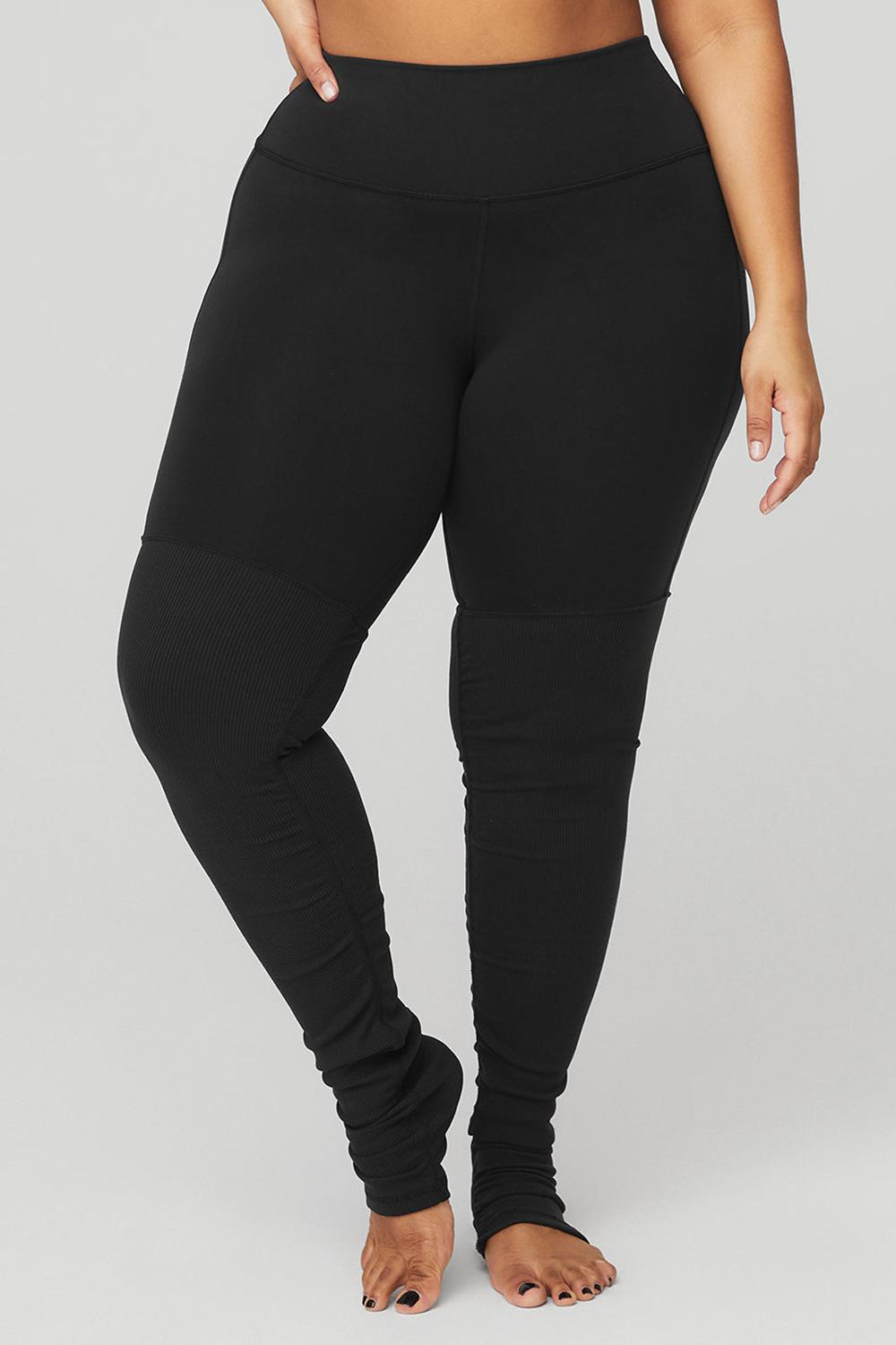 Black / Black Women Alo Yoga High-Waist Goddesss Legging | Australia  05827-UTEQ