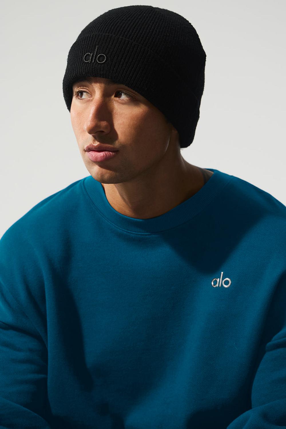 Black / Black Women Alo Yoga Notable Beanie | Australia  48203-SKHL