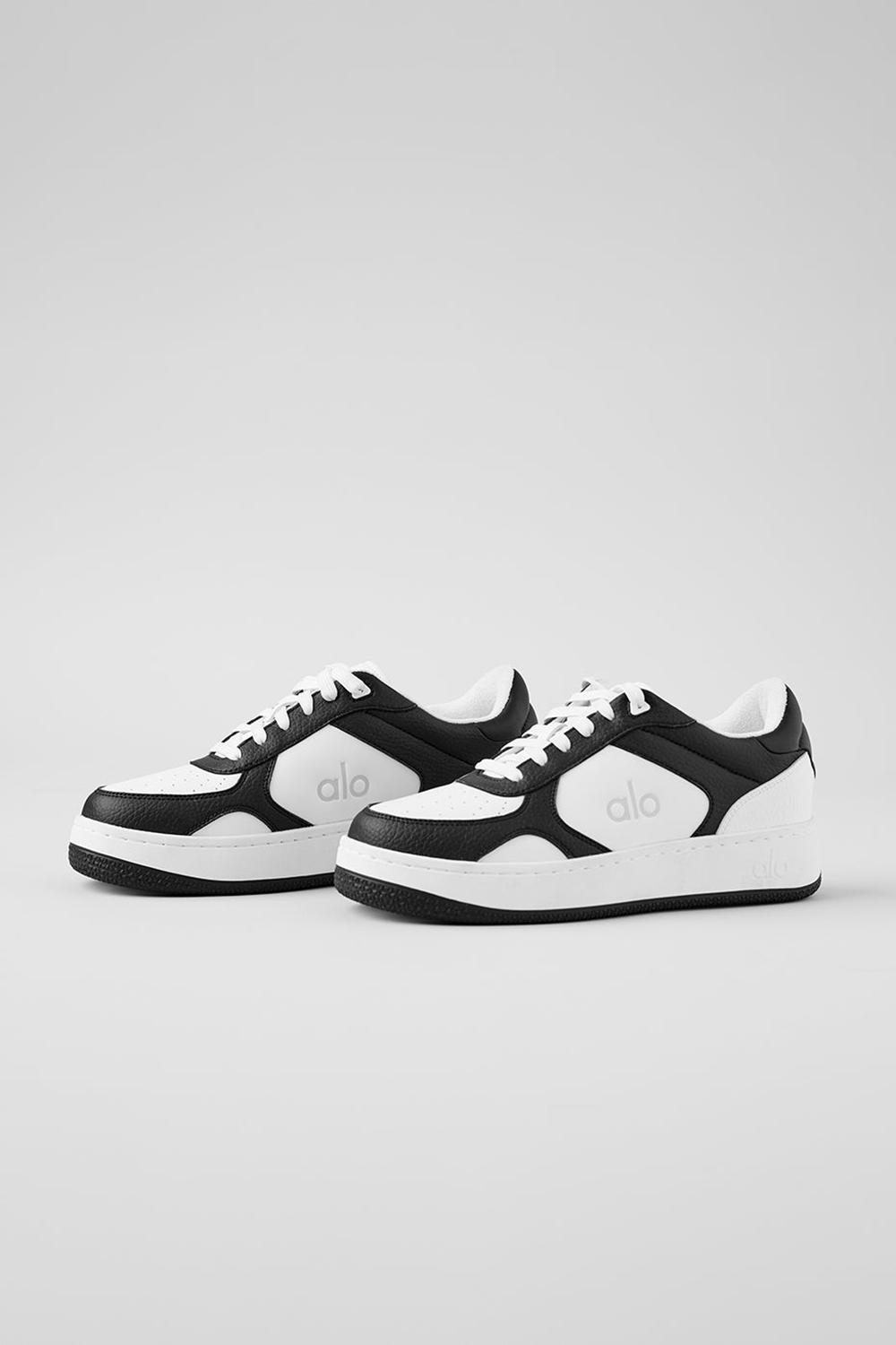 Black / White Men Alo Yoga Recovery Mode Sneaker | Australia  43706-IOFZ