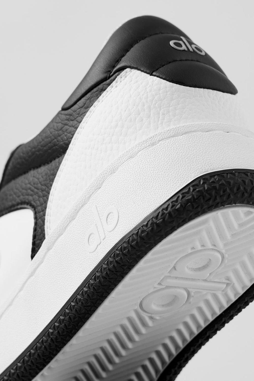 Black / White Men Alo Yoga Recovery Mode Sneaker | Australia  43706-IOFZ