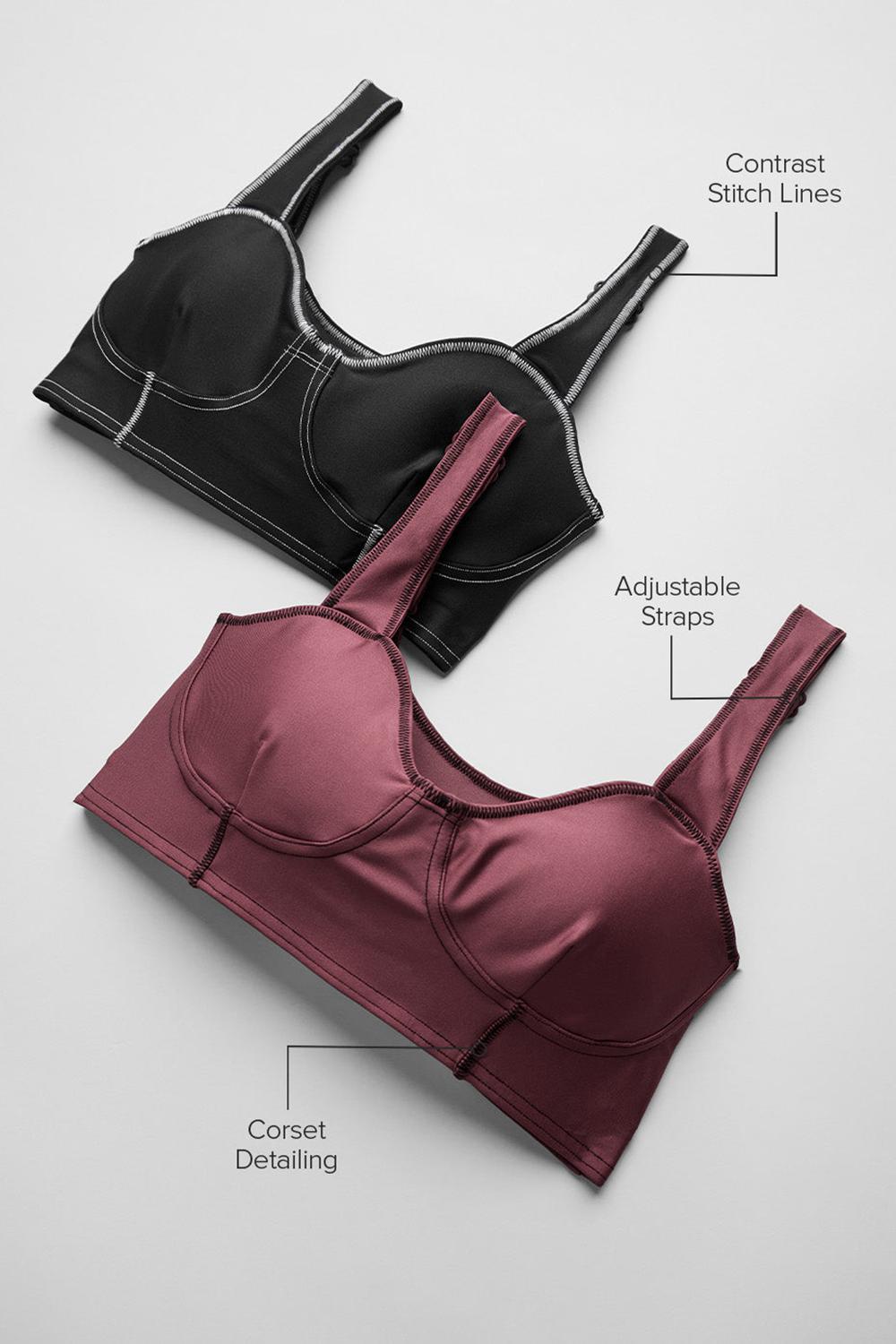 Black / White Women Alo Yoga Airlift Redefine Bra | Australia  79604-MGNW