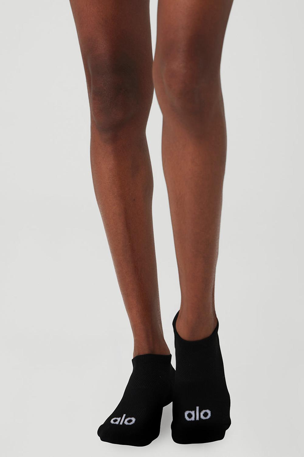 Black / White Women Alo Yoga Everyday Sock | Australia  06247-CGFH