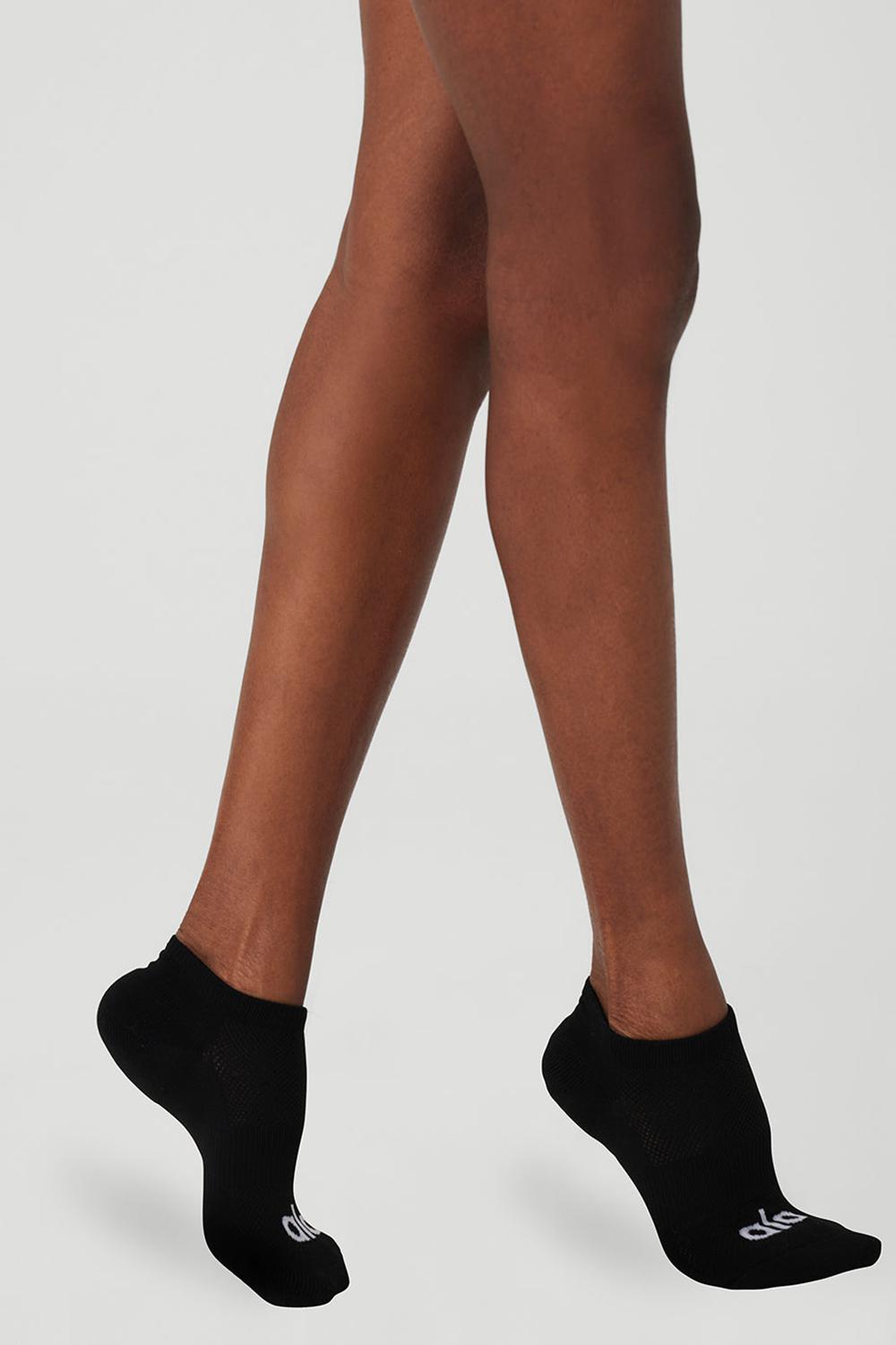 Black / White Women Alo Yoga Everyday Sock | Australia  06247-CGFH