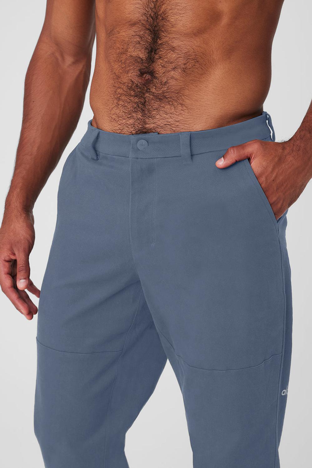 Bluestone Men Alo Yoga Edition Sueded Pant | Australia  50189-JOVR