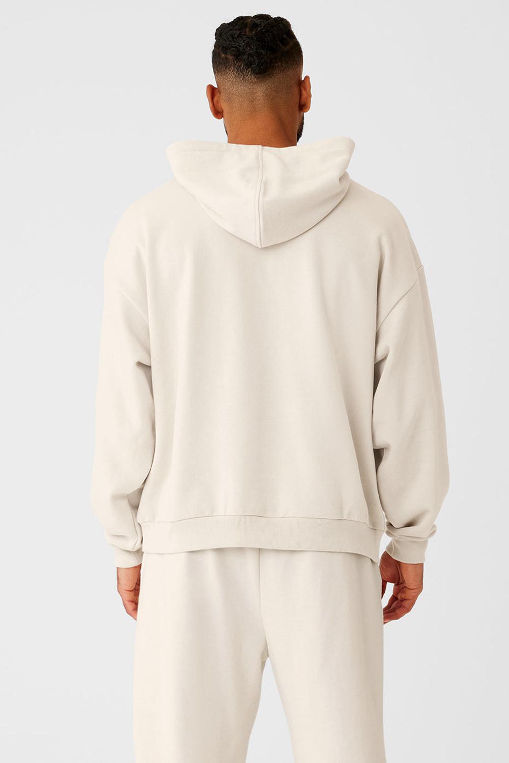 Bone Men Alo Yoga Accolade Hoodie | Australia  59384-UFND
