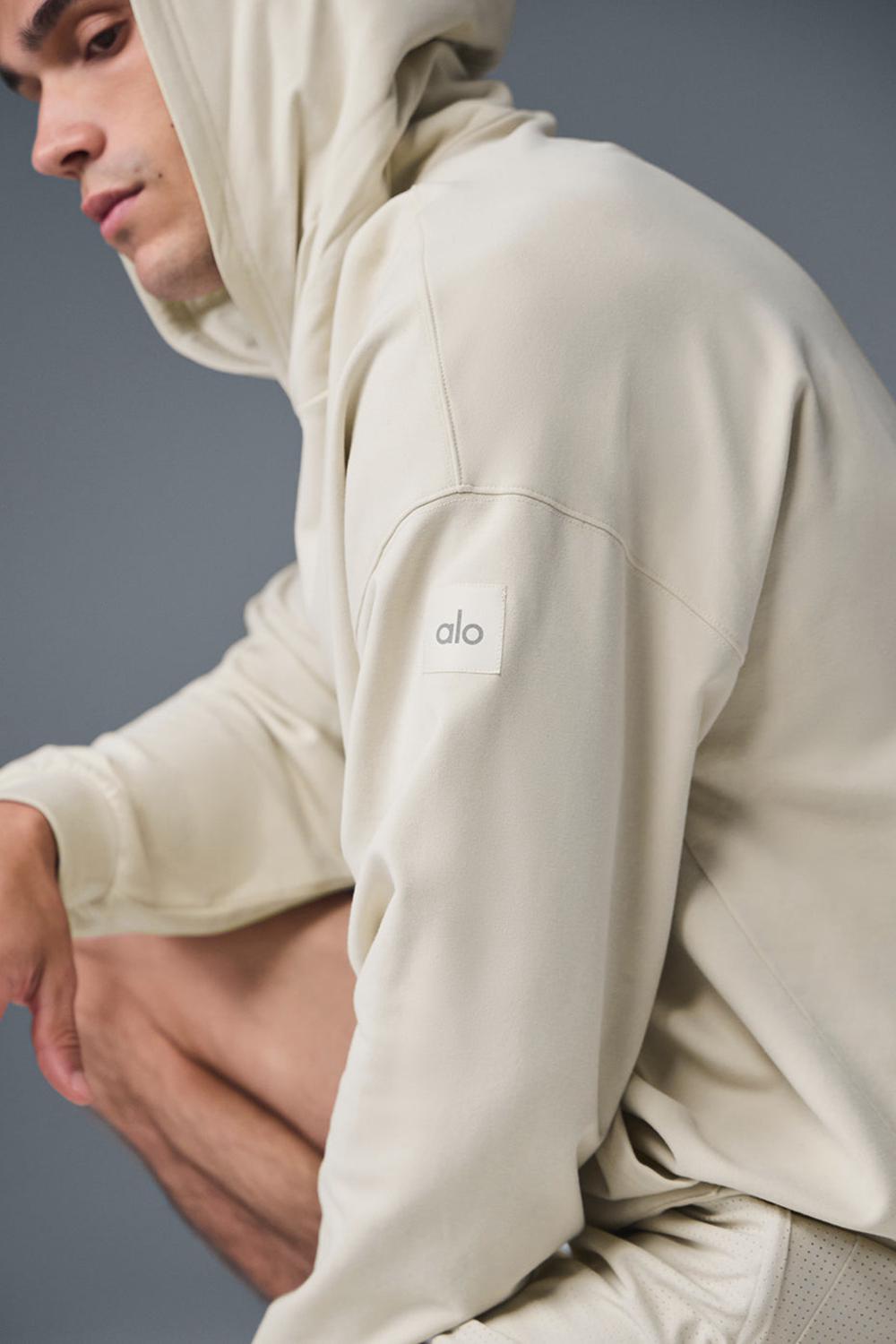 Bone Men Alo Yoga Double Take Hoodie | Australia  39806-YLUN