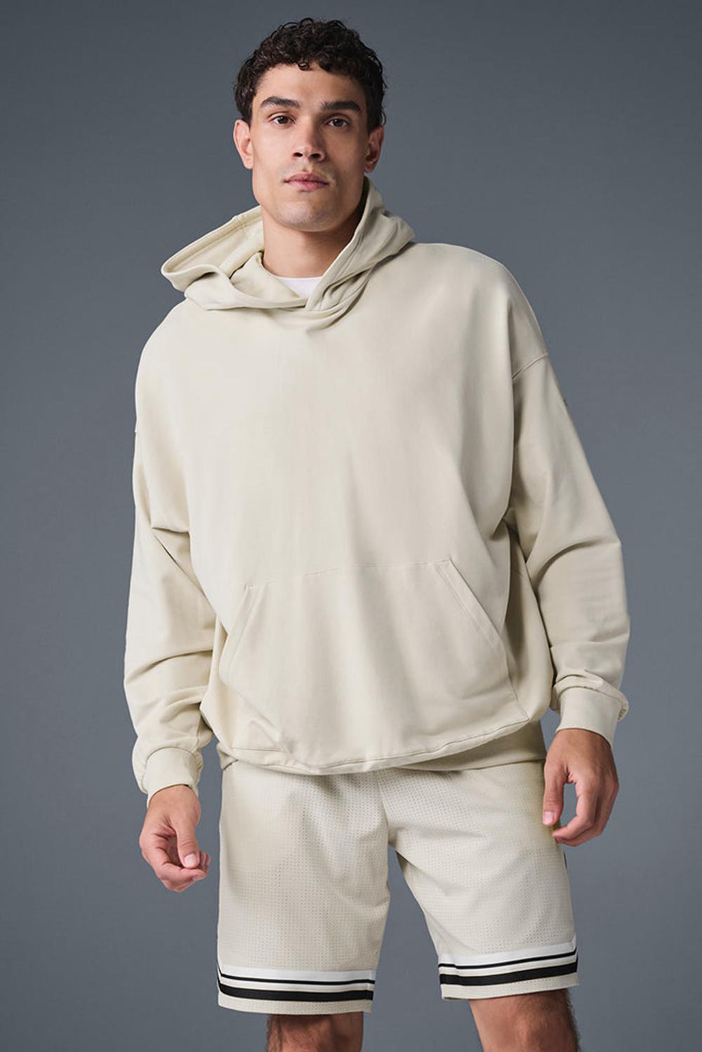 Bone Men Alo Yoga Double Take Hoodie | Australia  39806-YLUN