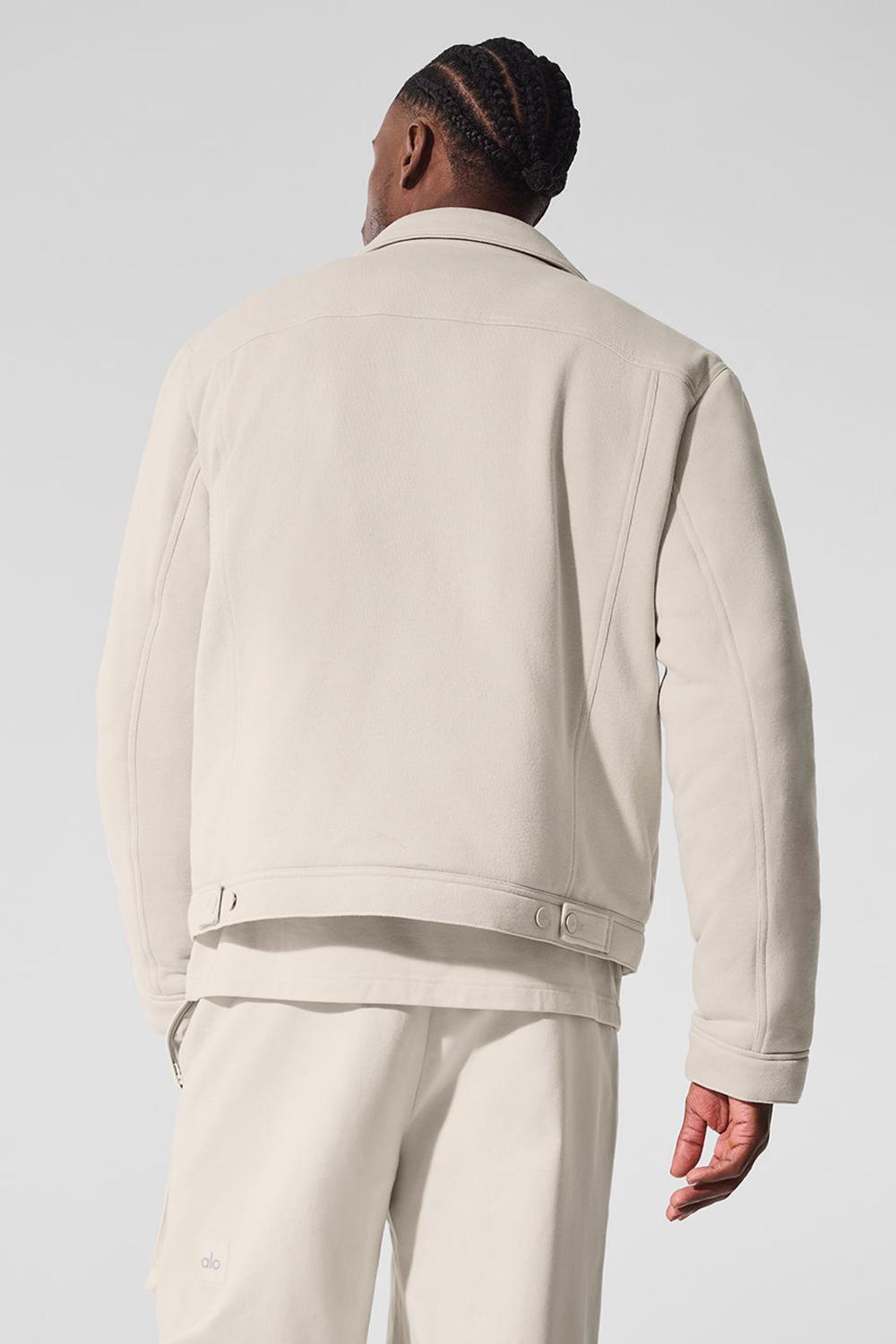 Bone Men Alo Yoga Ease Trucker Jacket | Australia  95648-KFLT