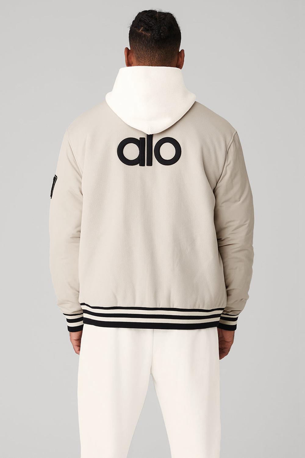 Bone Men Alo Yoga G.O.A.T Jacket | Australia  21038-LGXP
