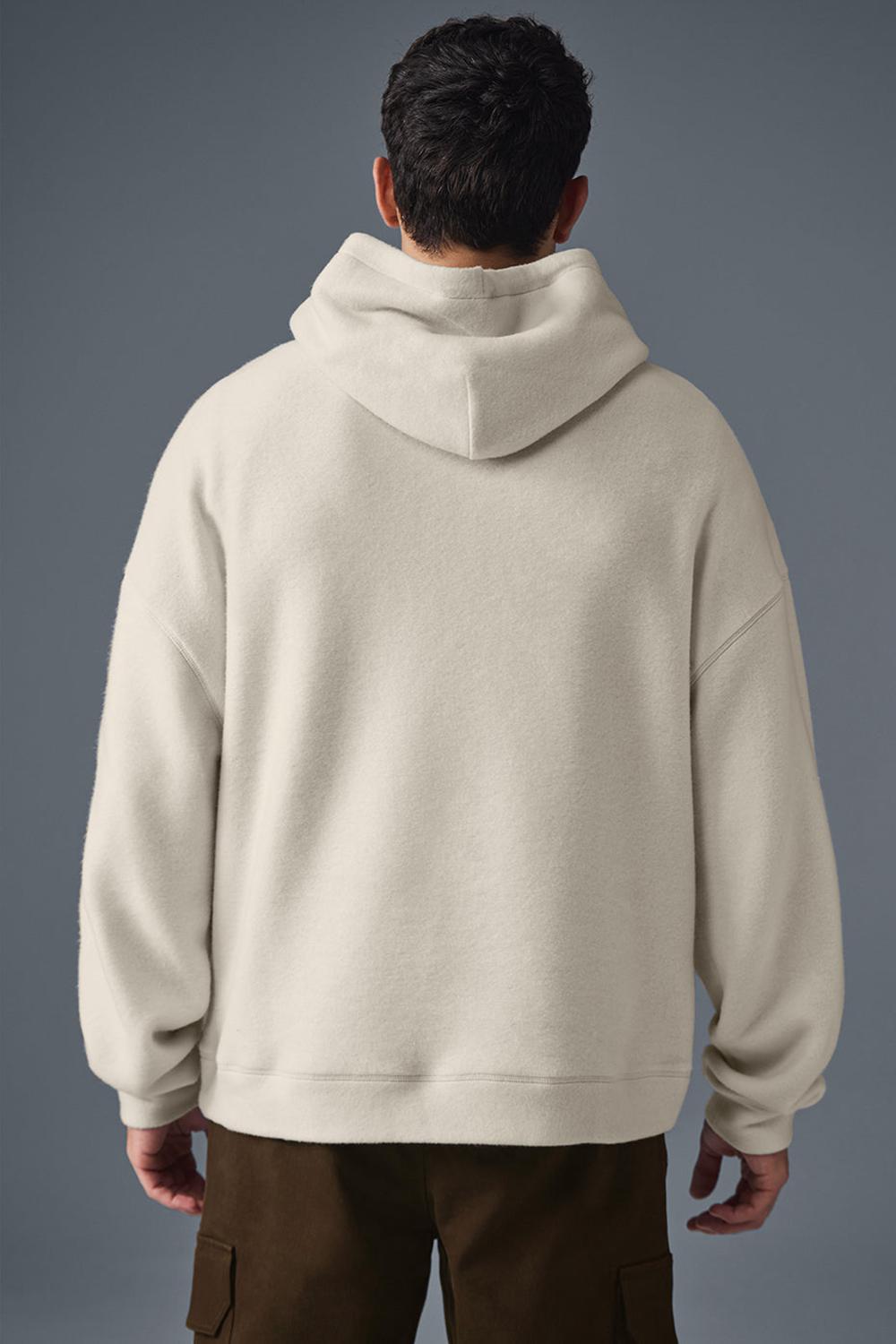 Bone Men Alo Yoga Triumph Restore Hoodie | Australia  58427-IQVY
