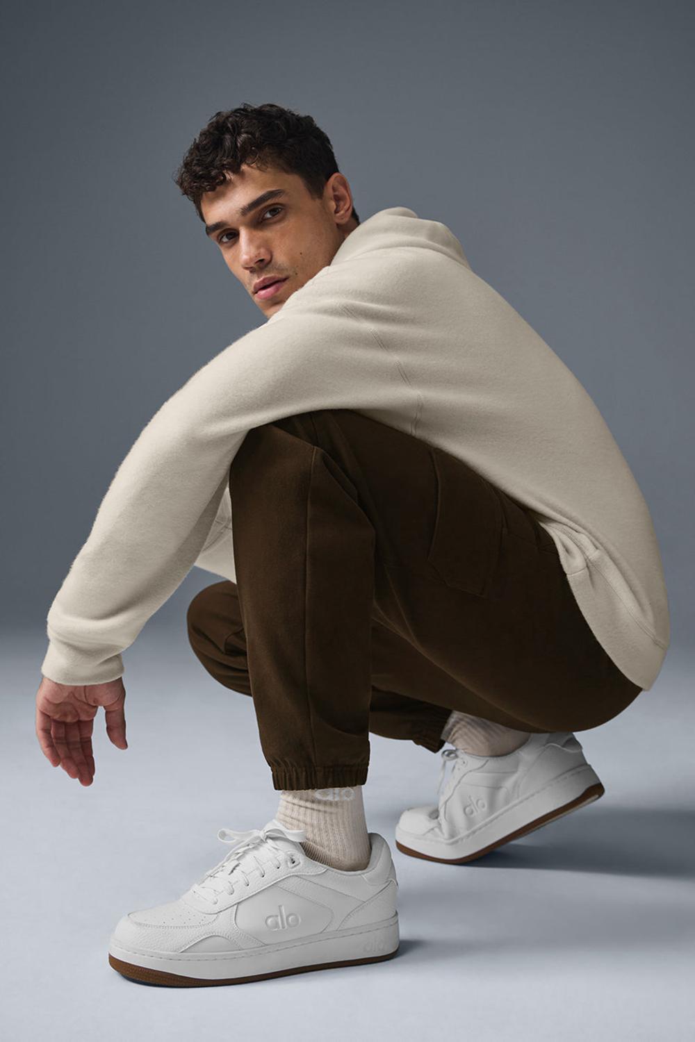 Bone Men Alo Yoga Triumph Restore Hoodie | Australia  58427-IQVY