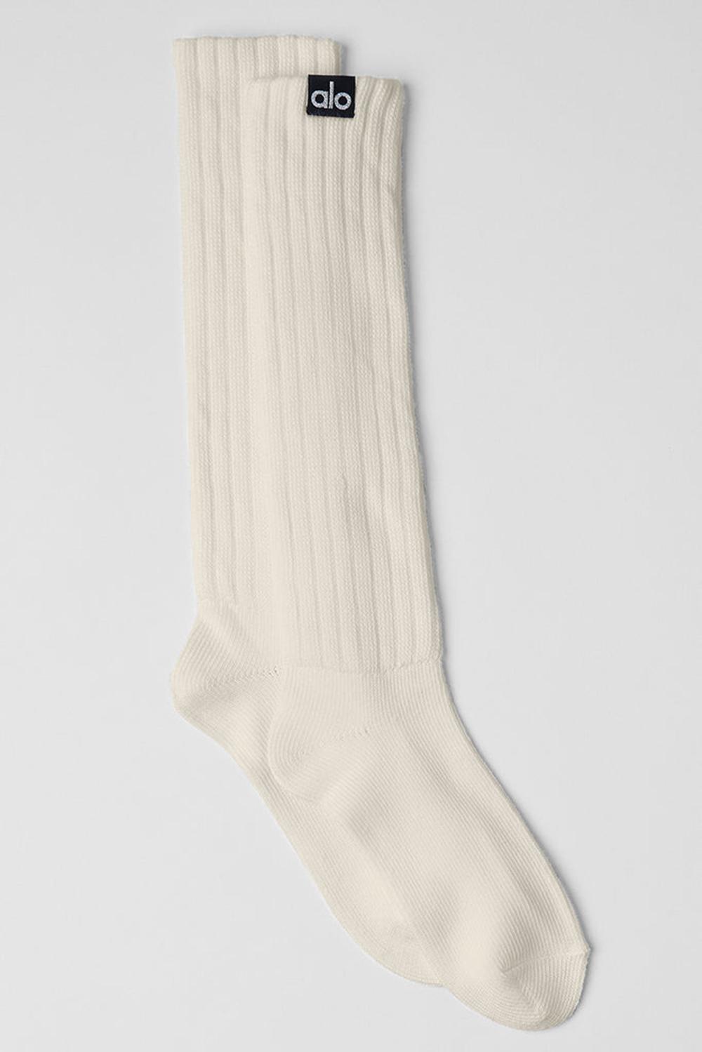 Bone Men Alo Yoga Unisex Scrunch Sock | Australia  41283-PJFC