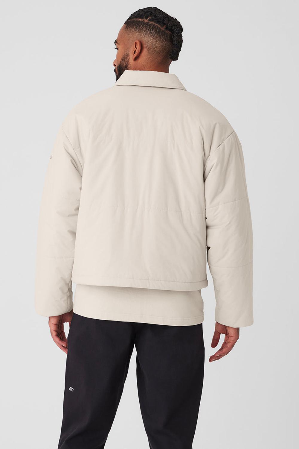Bone Men Alo Yoga Voyage Utility Cargo Jacket | Australia  13485-XLRF