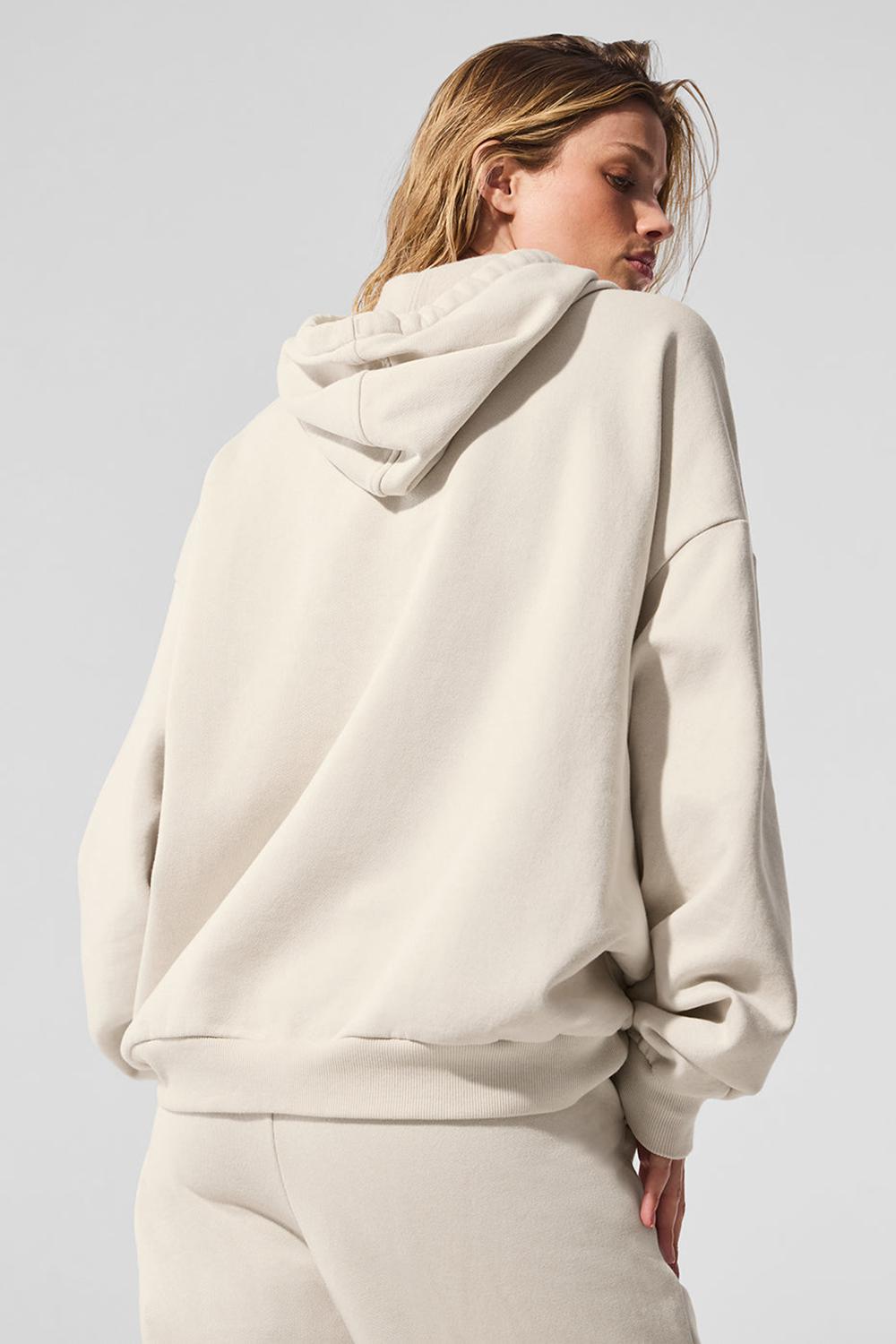 Bone Women Alo Yoga Accolade Hoodie | Australia  39085-BEUQ