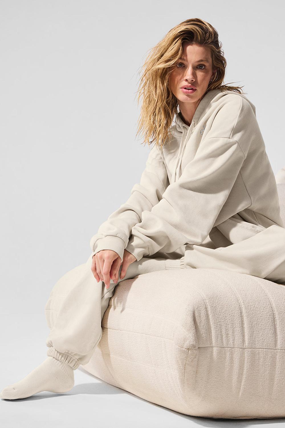 Bone Women Alo Yoga Accolade Hoodie | Australia  39085-BEUQ