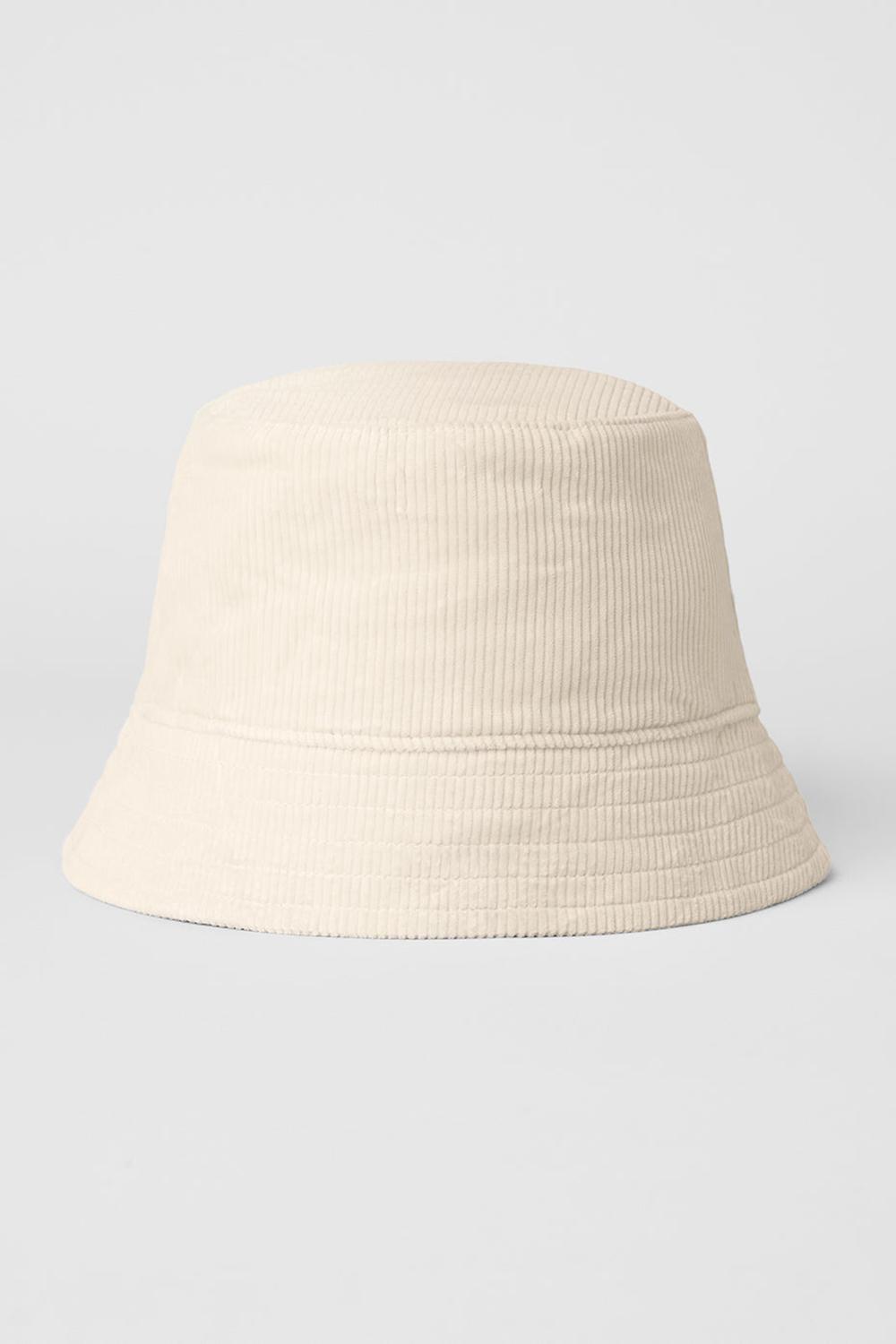 Bone Women Alo Yoga Corduroy Neighborhood Bucket Hat | Australia  95671-MDEJ
